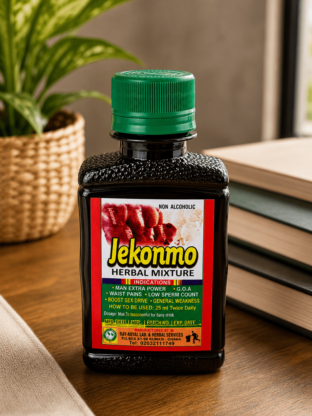 Jekonmo Herbal Mixture – 100ml Traditional Vitality & Strength Tonic - herb - Cherubim Aura
