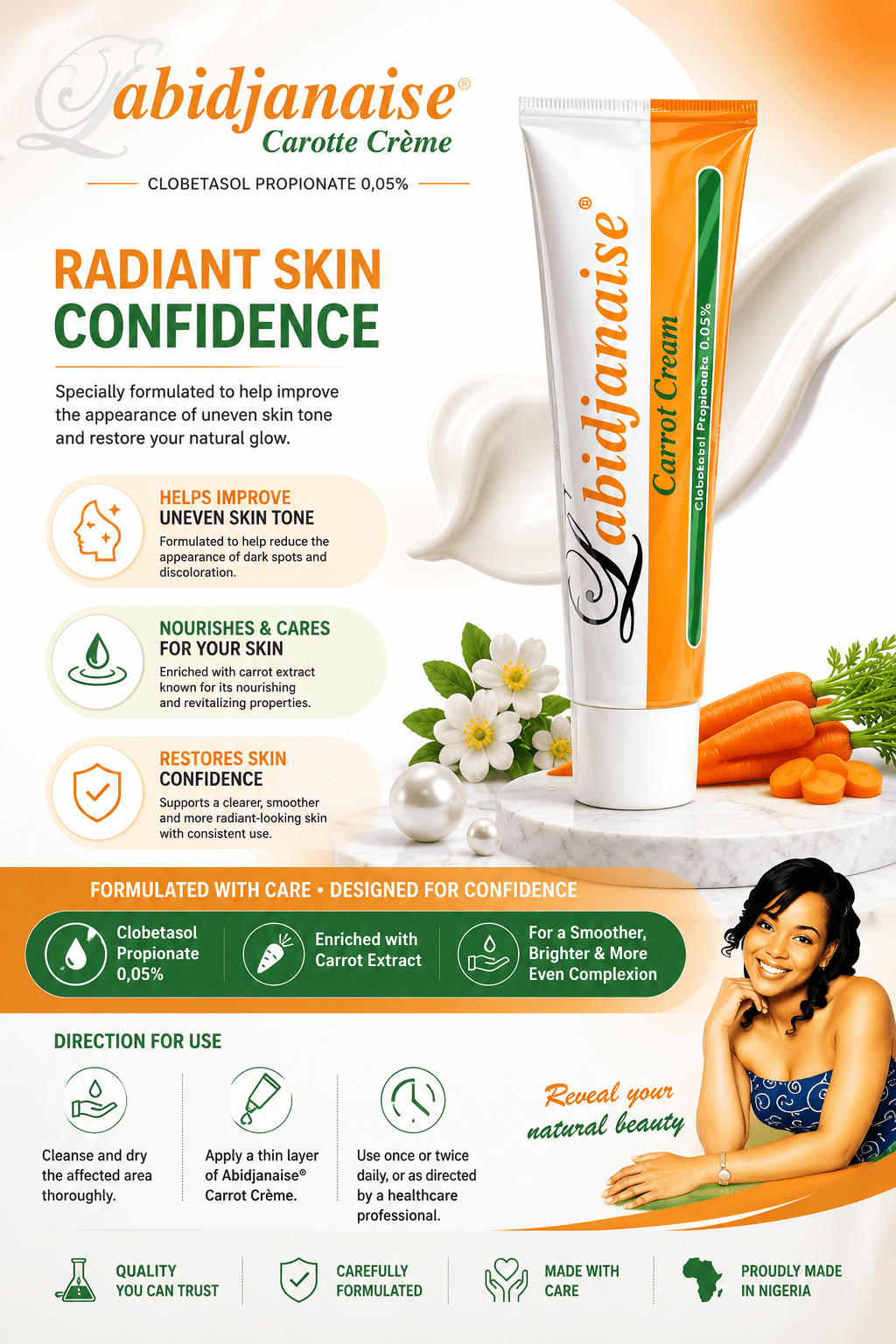 Labidjanaise Carotie Crème – Topical Treatment – 50g - Skincare - Cherubim Aura