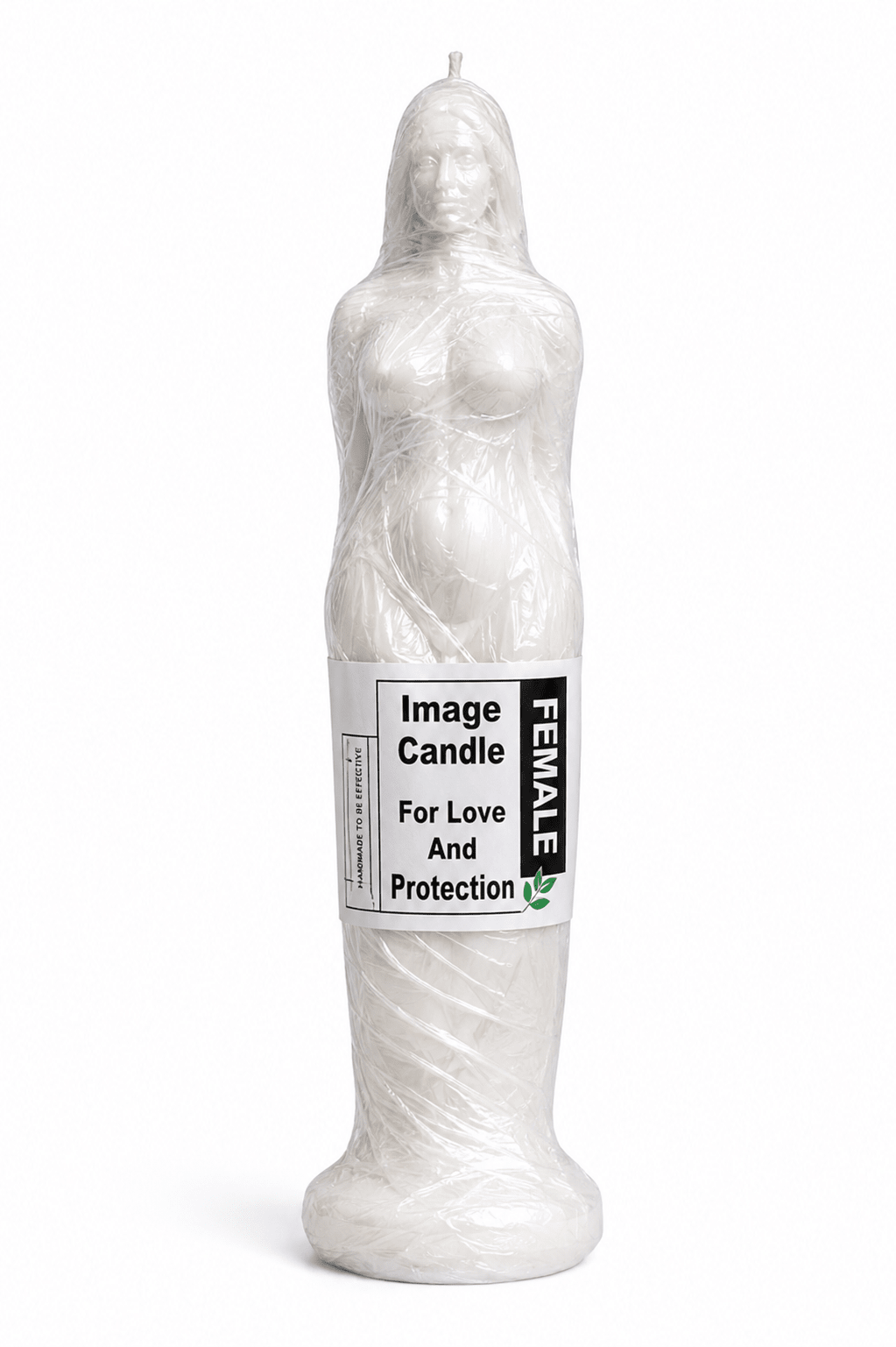Male & Female Image Candle for Love & Protection – Spiritual Figure Ritual Candle – Red, Black & White - Spiritual Candles - Cherubim Aura