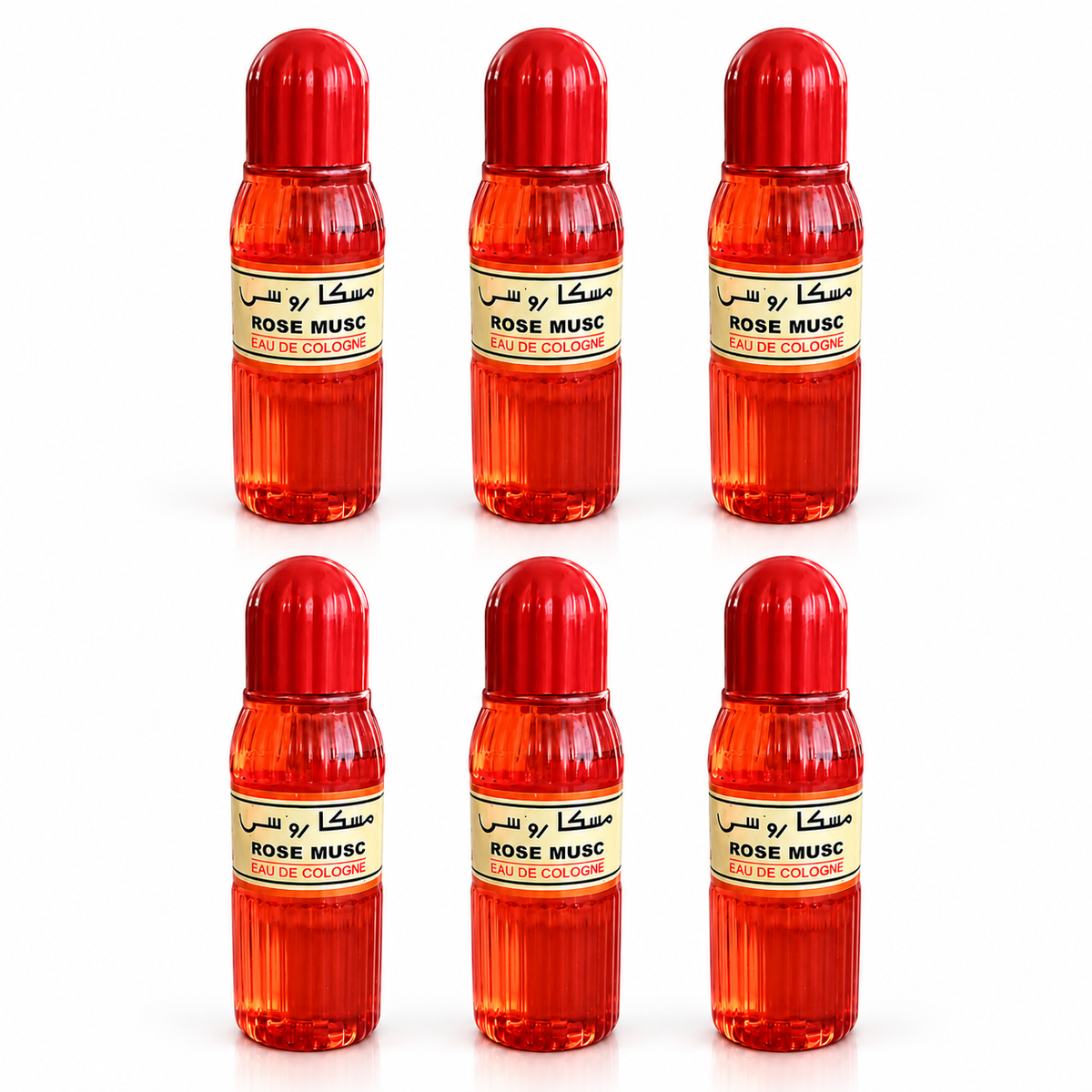 Rose Musk Eau de Cologne 160ml - Spiritual Fragrance for Attraction Cleansing & Meditation - Ideal for Rituals & Relaxation - 1, 3 & 6 Bottles