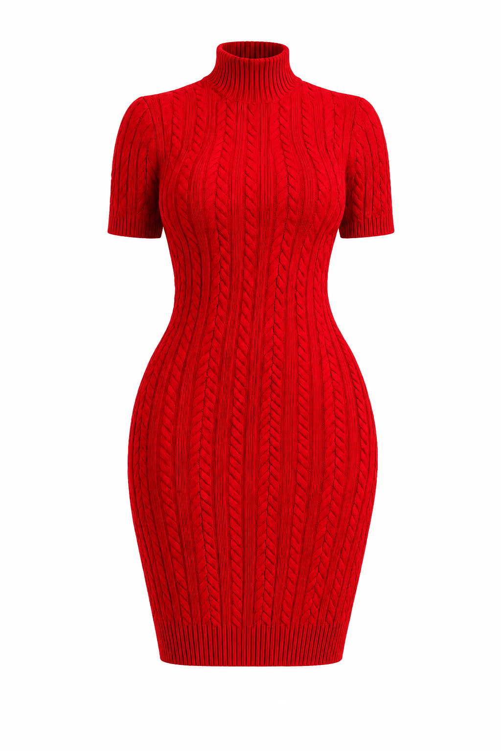 Women's Cable Knit Sweater Dress & Longline Cardigan Set – Cozy 2-Piece Knit Outfit - One Size 10-14 - Mini Dress - Cherubim Aura