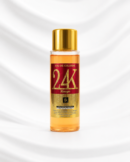 24K Rouge Eau De Cologne by Grace Paris – Luxury Floral, Fresh & Woody Spiritual Anointing Water for Confidence & Aura Refinement - Perfume - Cherubim Aura