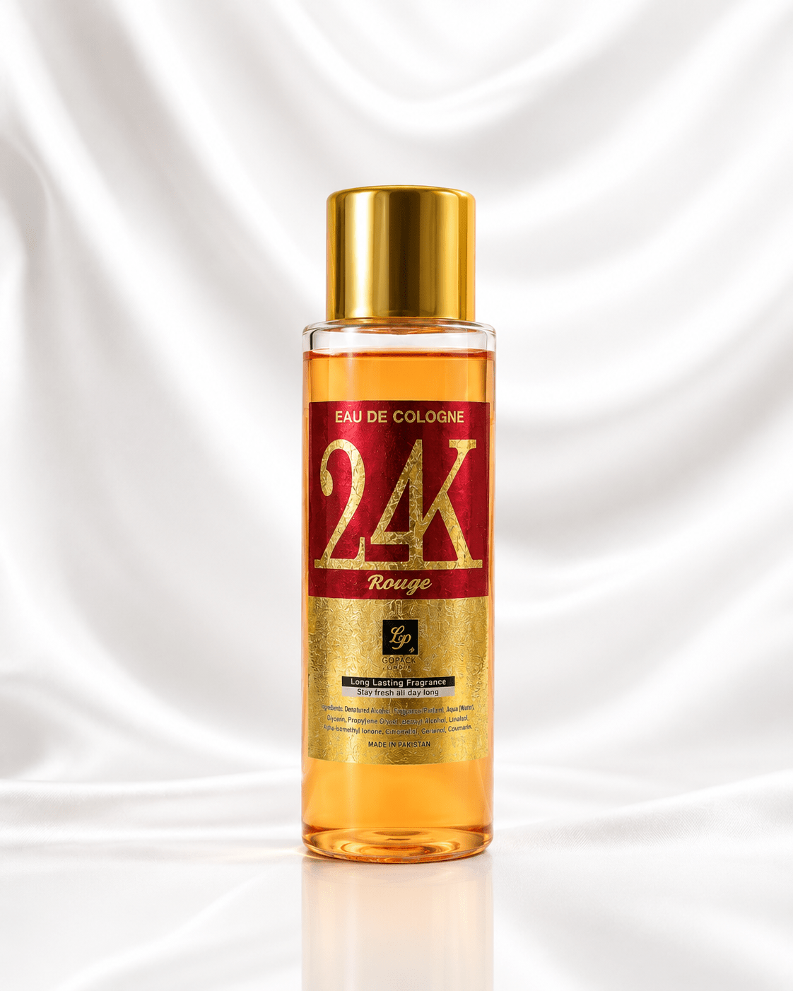 24K Rouge Eau De Cologne by Grace Paris – Luxury Floral, Fresh & Woody Spiritual Anointing Water for Confidence & Aura Refinement - Perfume - Cherubim Aura