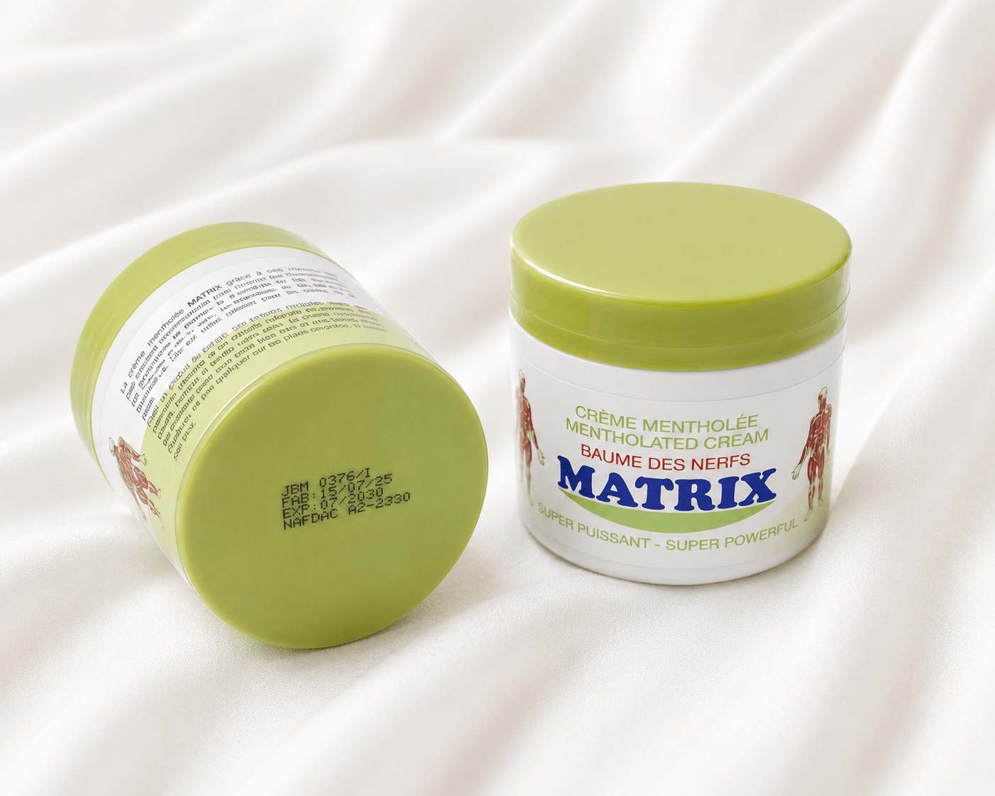 3x Matrix Mentholated Cream (Baume des Nerfs) – Super Powerful Pain Relief Balm Bundle - Massage Creams - Cherubim Aura