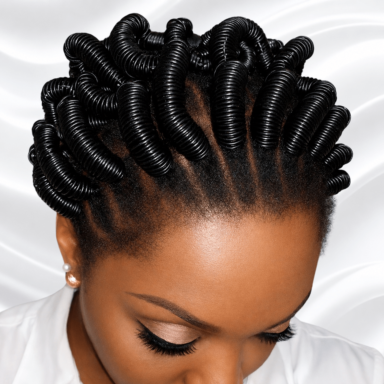 5PCS African Rubber Thread for Hair Threading – Traditional Afro Hair Stretching & Styling Cord - Hair Accessories - Cherubim Aura