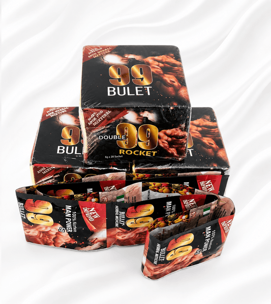 99 Bulet Double 99 Rocket Herbal Man Power Supplement – 6g Sachets - Adult Intimacy product - Cherubim Aura