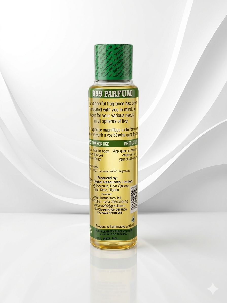 999 Spiritual Perfume Lord Krisna Evergreen Eau De Cologne - Long Lasting Spiritual Anointing Fragrance