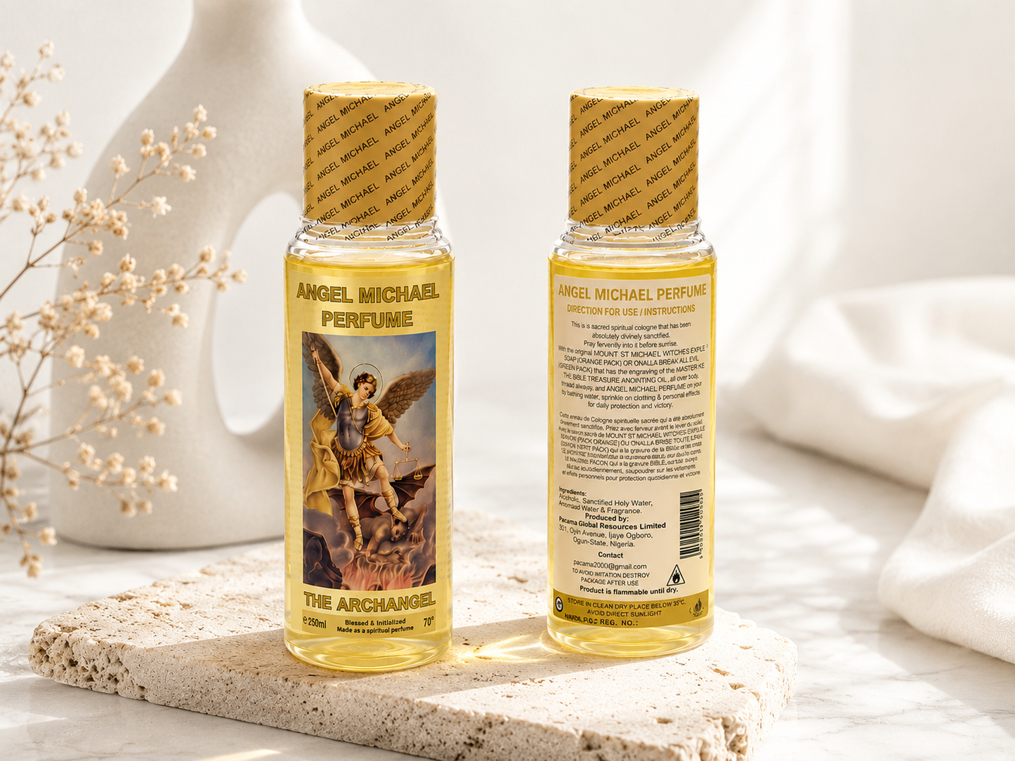 Angel Michael Spiritual Perfume | Blessed & Initialized Protection Fragrance | Long-Lasting Spiritual Perfume | 250ml & 150ml