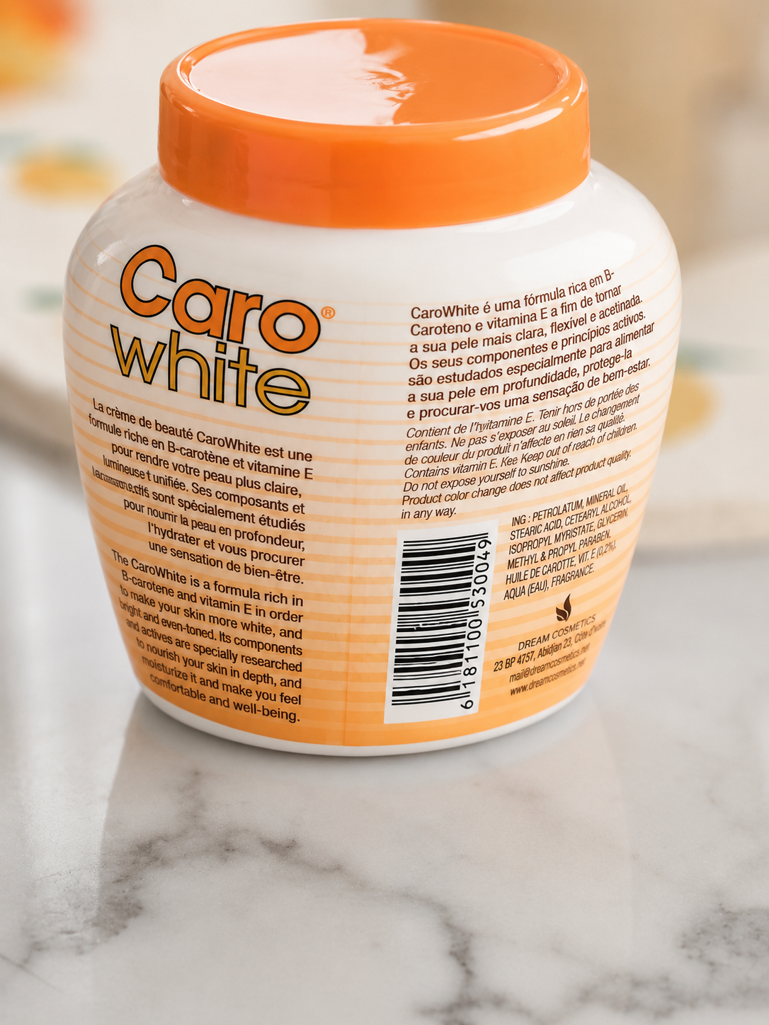 Caro White Lightening Beauty Cream With Carrot Oil – Skin Caro White Lightening Beauty Cream with Carrot Oil & Vitamin EBrightening & Moisturizing Body Cream 500ml