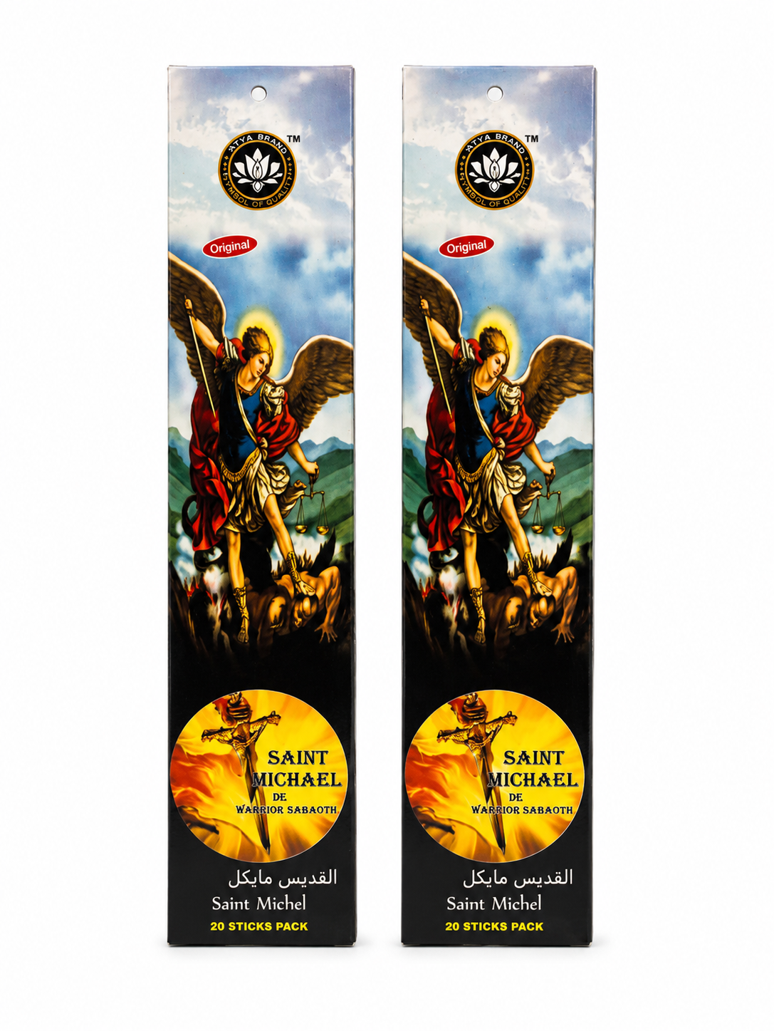 St. Michael Premium Incense Sticks | 20 Slow-Burning Aromatic Incense for Prayer, Worship & Home Fragrance