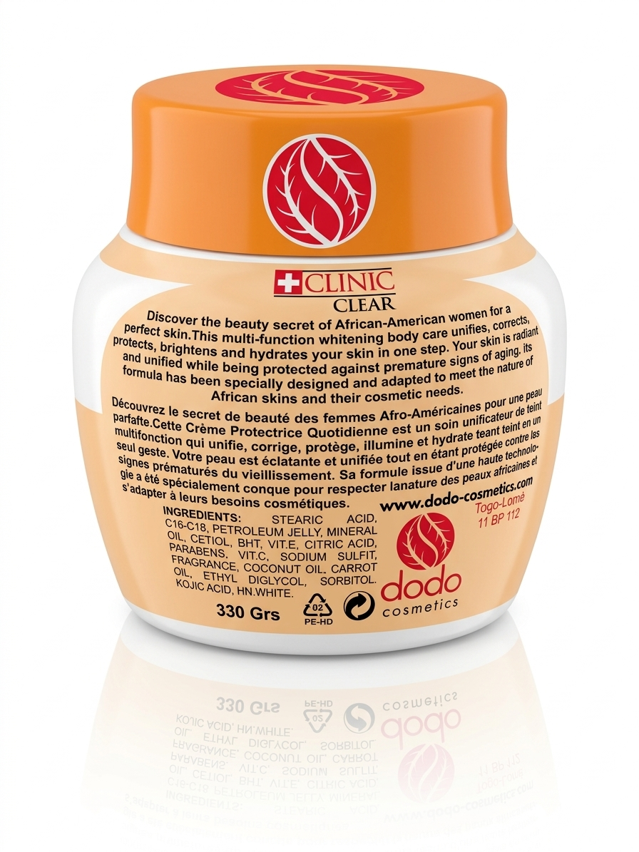 Clinic Clear Whitening Cream 330g - Brightening Body Lotion