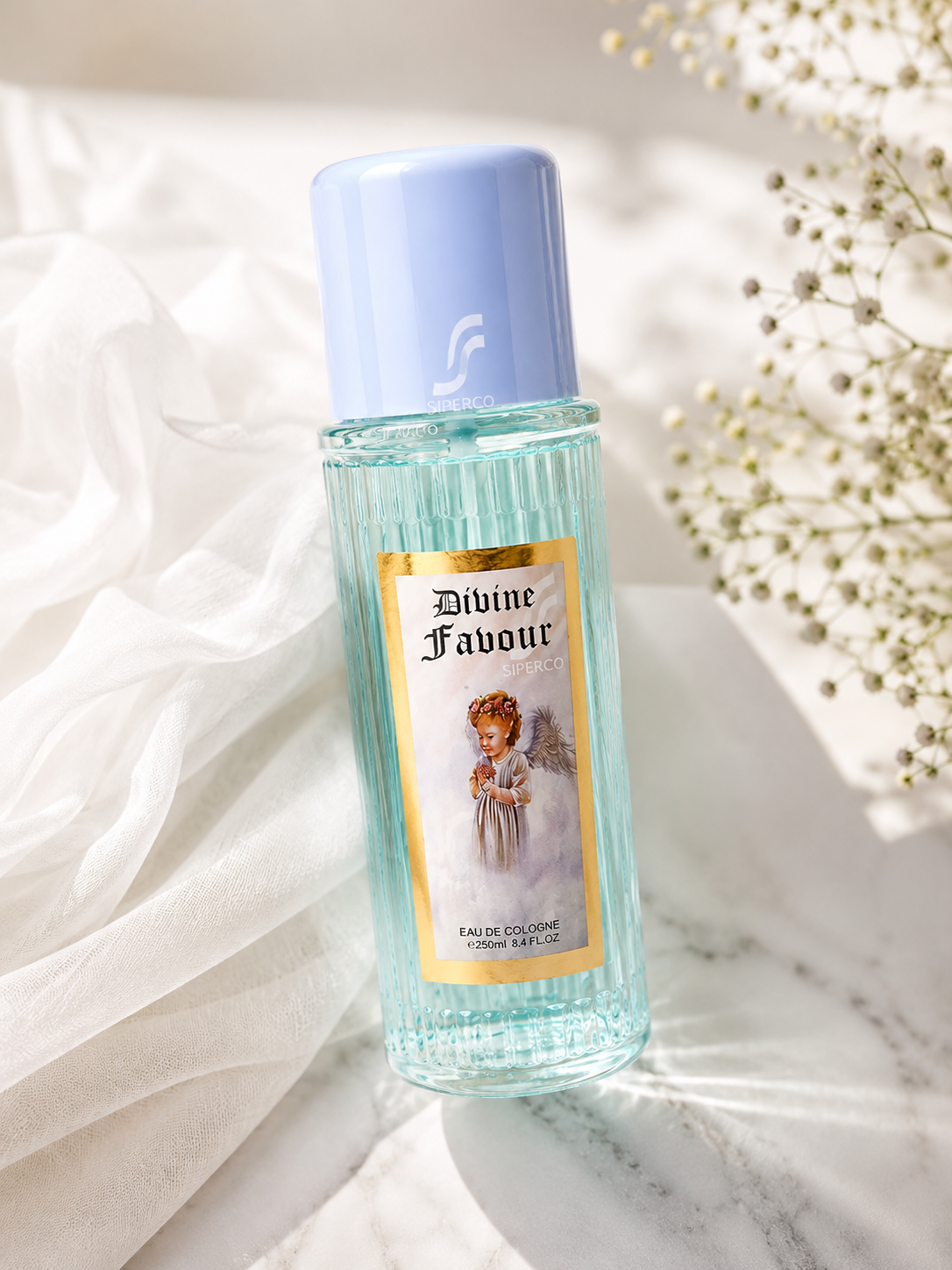 SIPERCO Divine Favour – Elegant Eau De Cologne - Traditional Spiritual Blessing Spray - 300ml