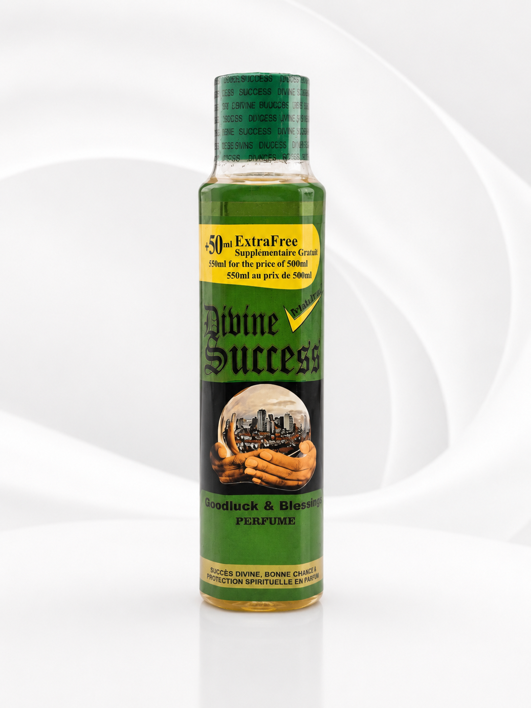 Divine Success Spiritual Perfume | Good Luck & Blessings Fragrance | Long-Lasting Cologne