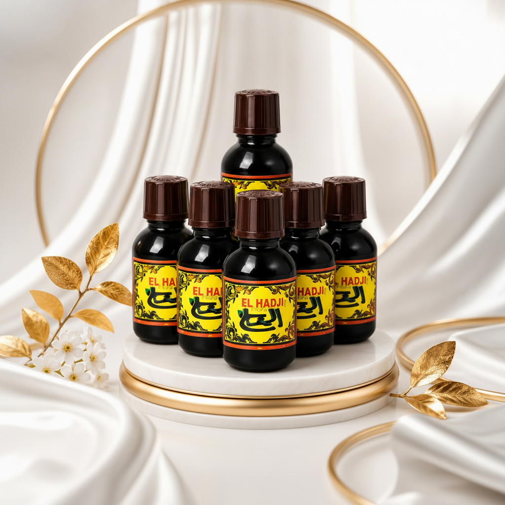 El Hadji Spiritual Oil Perfume 30ml – Alcohol-Free Concentrated Aura Perfume