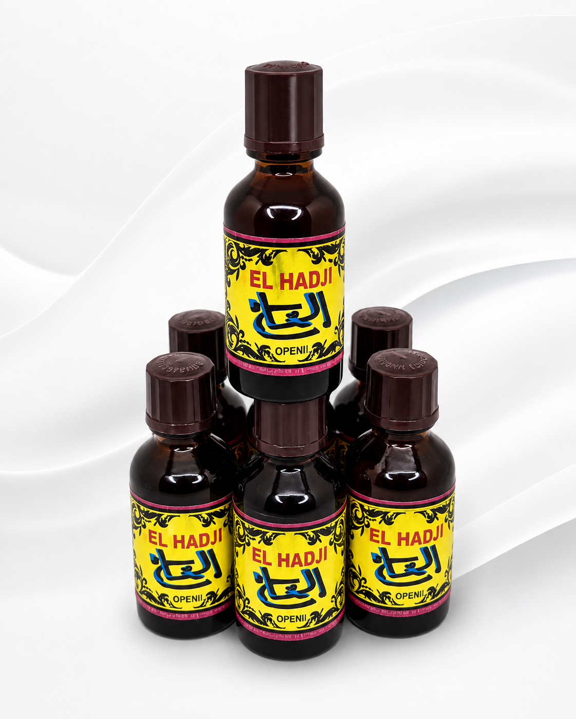El Hadji Spiritual Oil Perfume 30ml – Alcohol-Free Concentrated Aura Perfume