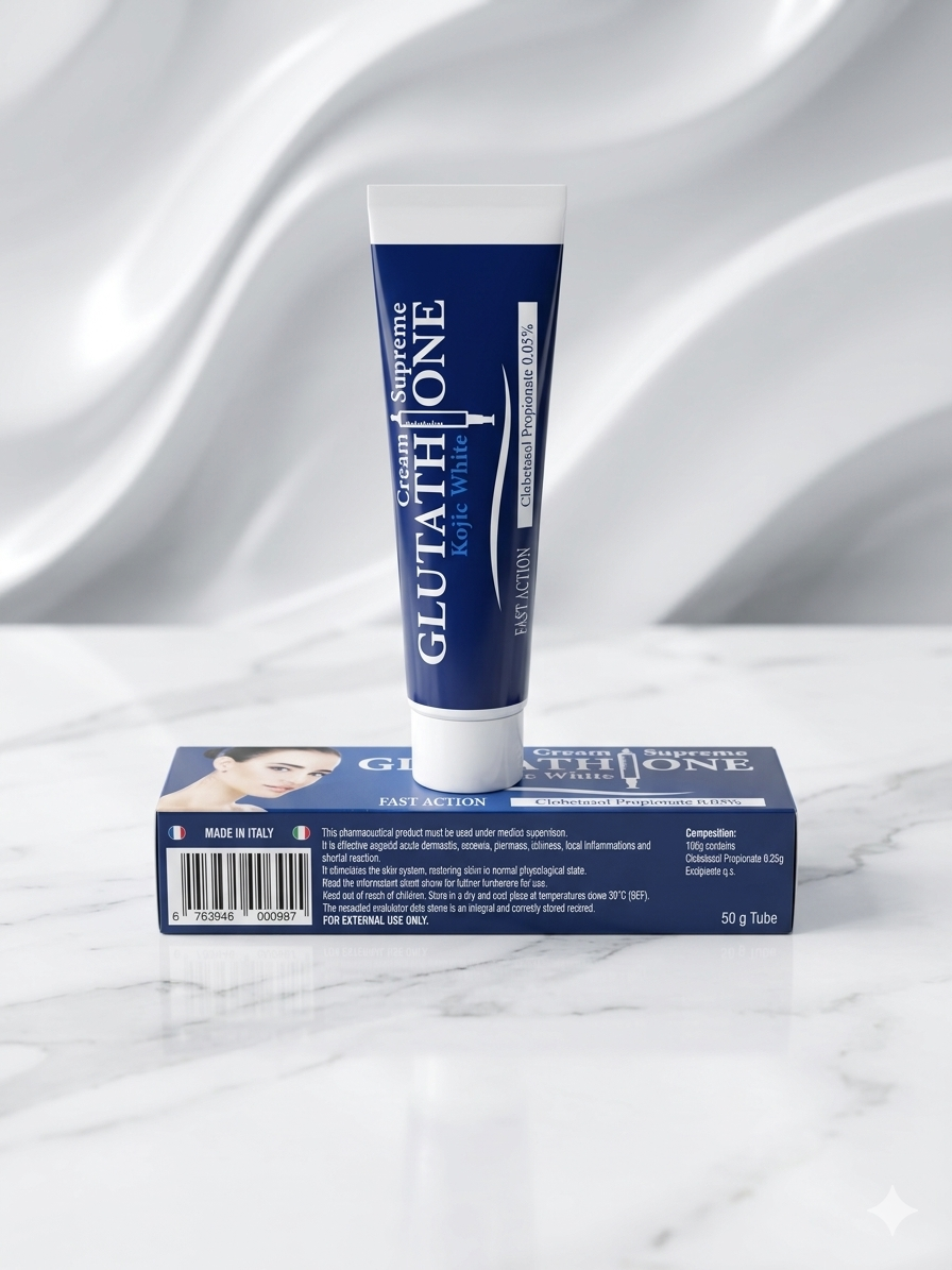 Glutathione Cream Supreme Vitamin A+C – Fast Action Nourishing Skin Cream 50g