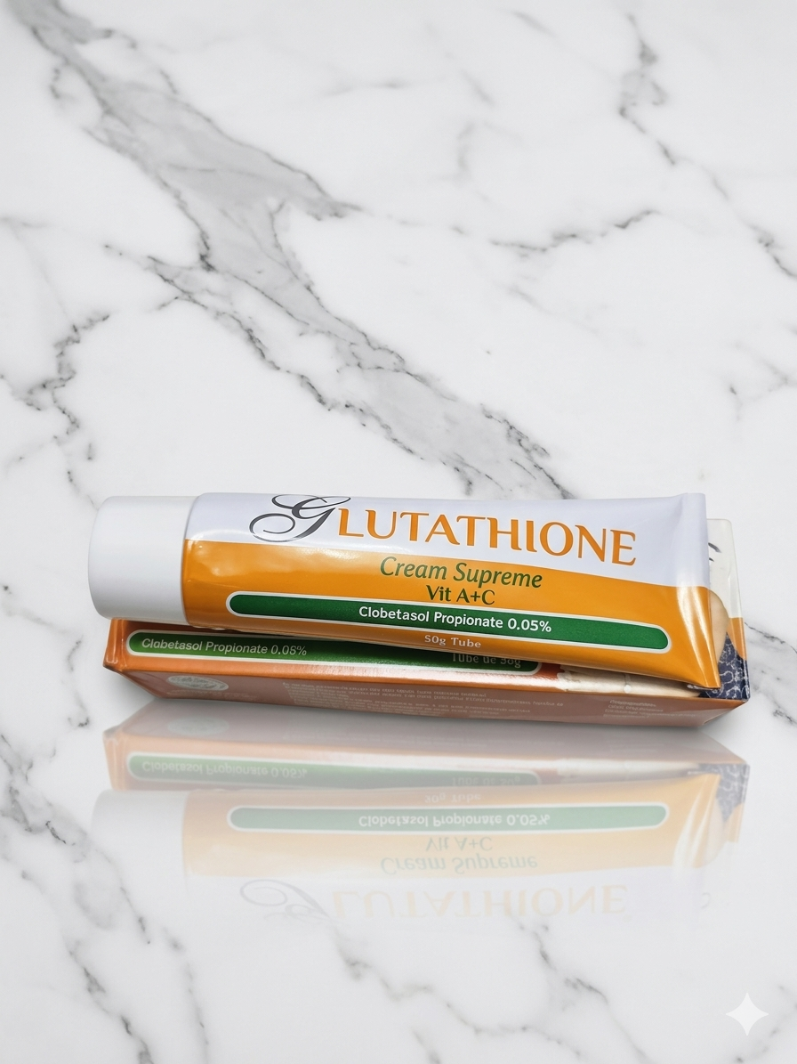 Glutathione Cream Supreme Vitamin A+C – Fast Action Nourishing Skin Cream 50g