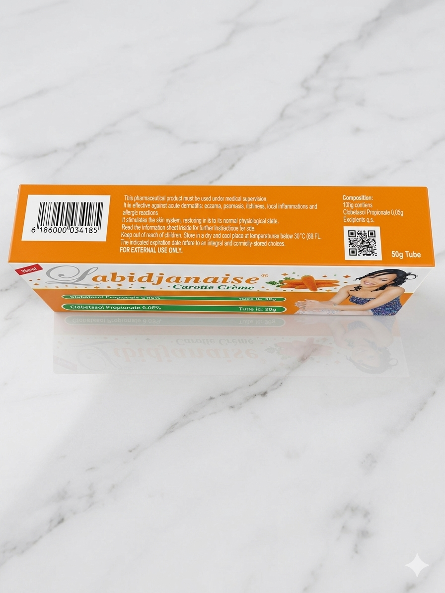 Labidjanaise Carotie Crème – Topical Treatment – 50g