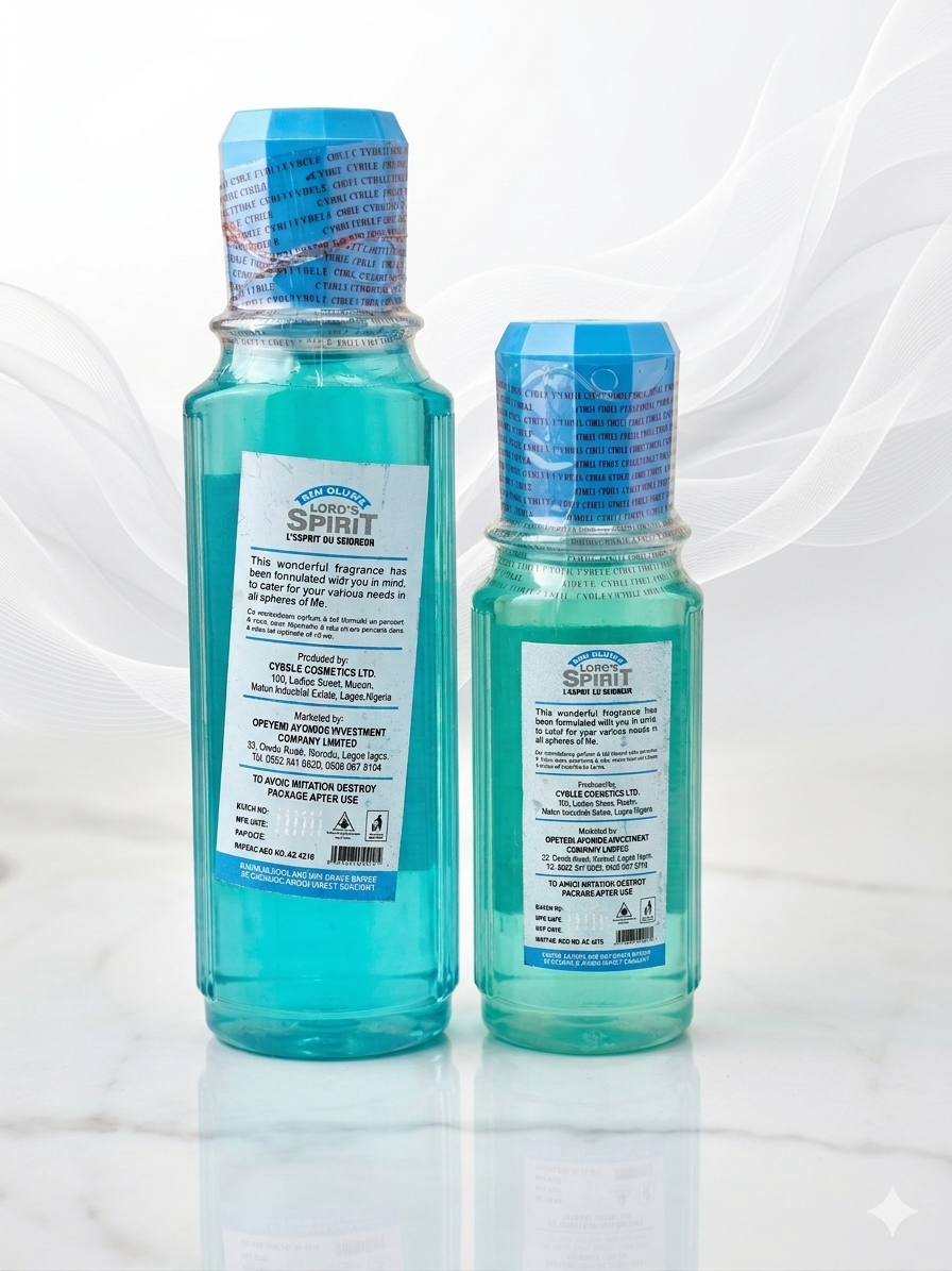 Lord's Spirit Spiritual Perfume | Premium Spiritual Cologne | 250ml & 150ml | Long-Lasting - Refreshing Anointing Cologne