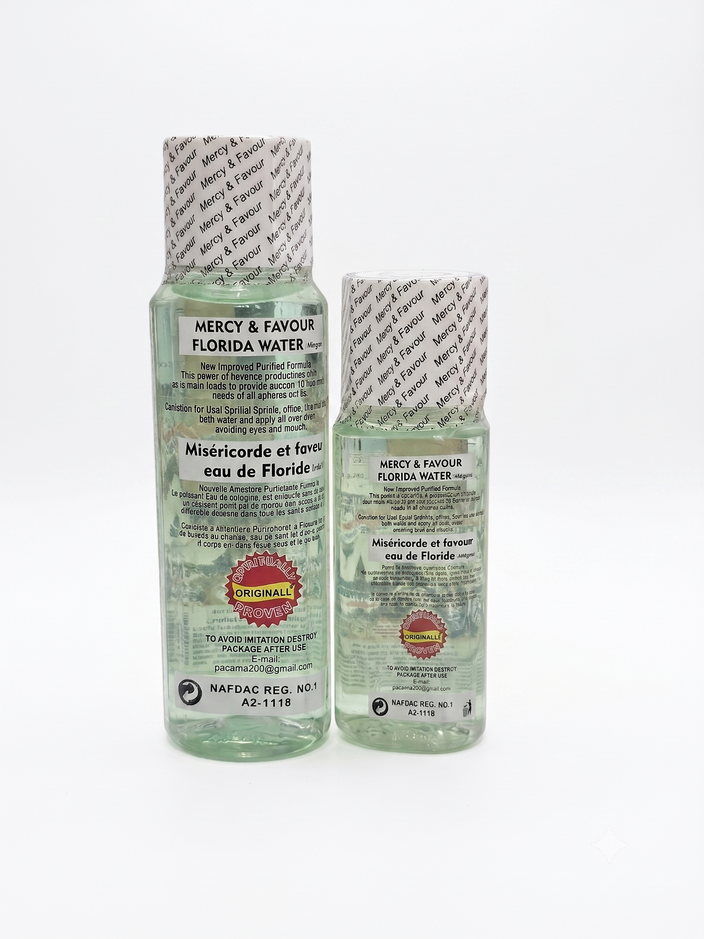 Mercy & Favour Florida Water All Purpose Cologne | Spiritual Cleansing & Refreshing Cologne | 250ml & 150ml