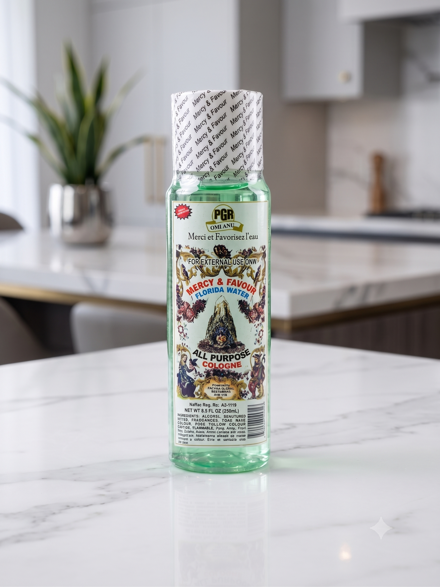 Mercy & Favour Florida Water All Purpose Cologne | Spiritual Cleansing & Refreshing Cologne | 250ml & 150ml