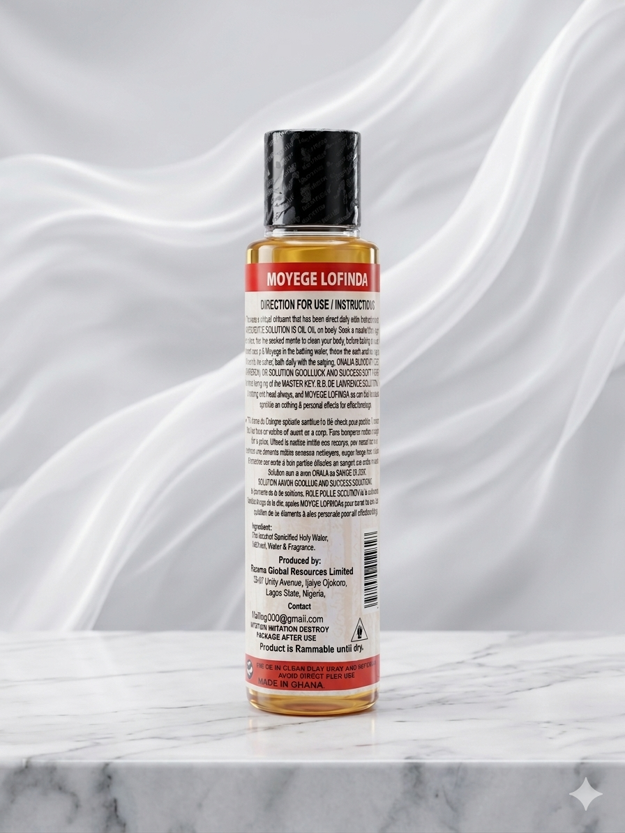 Moyege Lofinda Spiritual Perfume – Sacred Fragrance for Protection, Luck, and Positivity