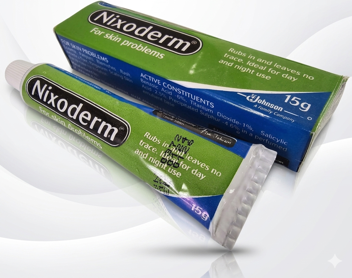 Nixoderm Skin Problems Treatment | Medicated Ointment 17.7g & Cream 15g | Skin Care