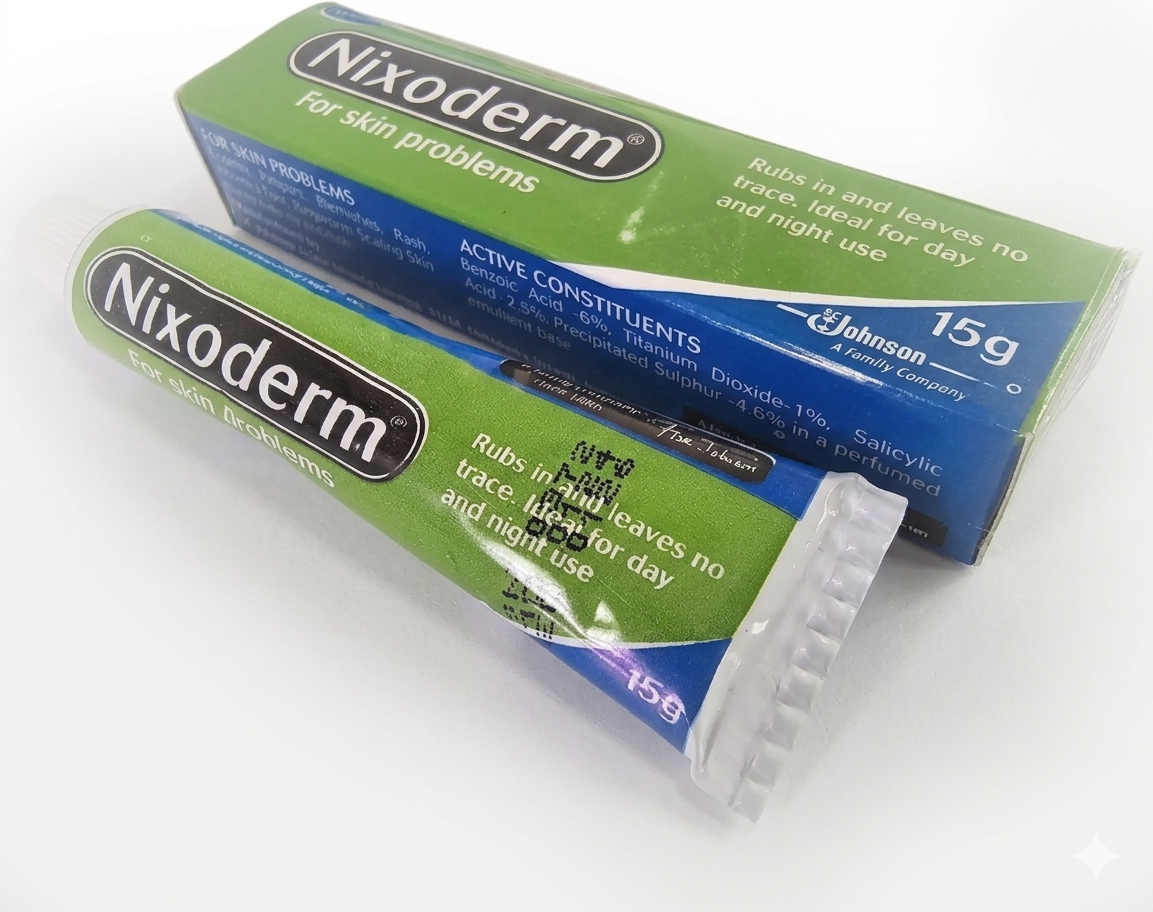 Nixoderm Skin Problems Treatment | Medicated Ointment 17.7g & Cream 15g | Skin Care