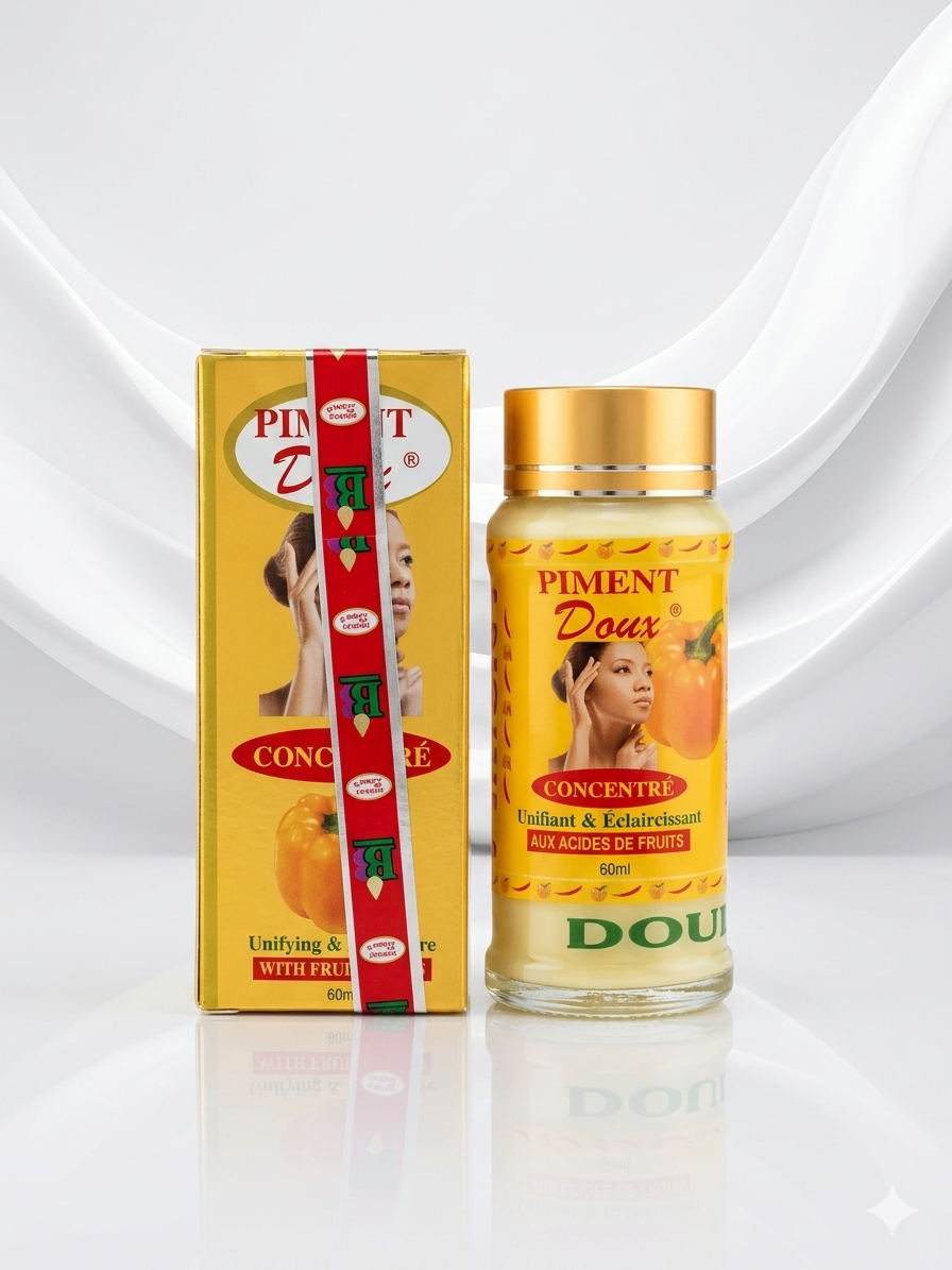 Piment Doux Concentré Brightening Face Serum | Fruit Acid Skin Tone Enhancing Serum | 60ml
