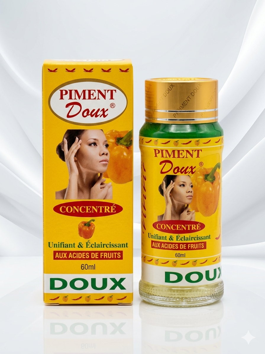 Piment Doux Concentré Brightening Face Serum | Fruit Acid Skin Tone Enhancing Serum | 60ml