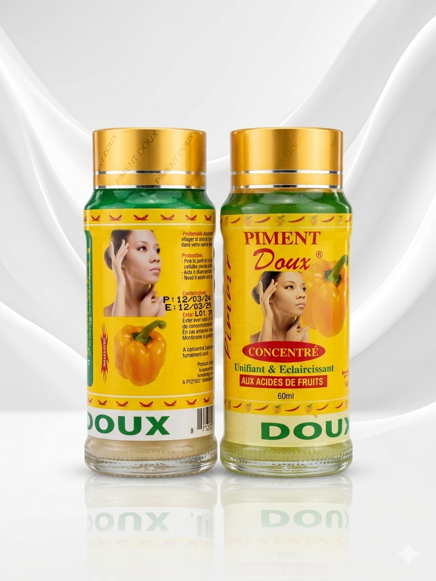 Piment Doux Concentré Brightening Face Serum | Fruit Acid Skin Tone Enhancing Serum | 60ml