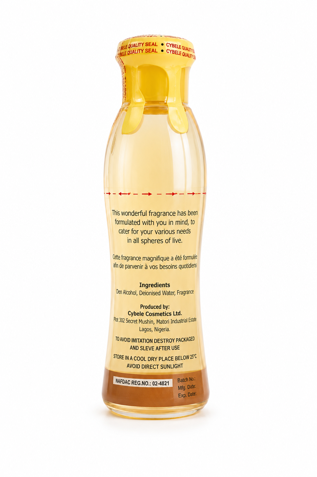 Seven 777 Spiritual Perfume 50ml Back View