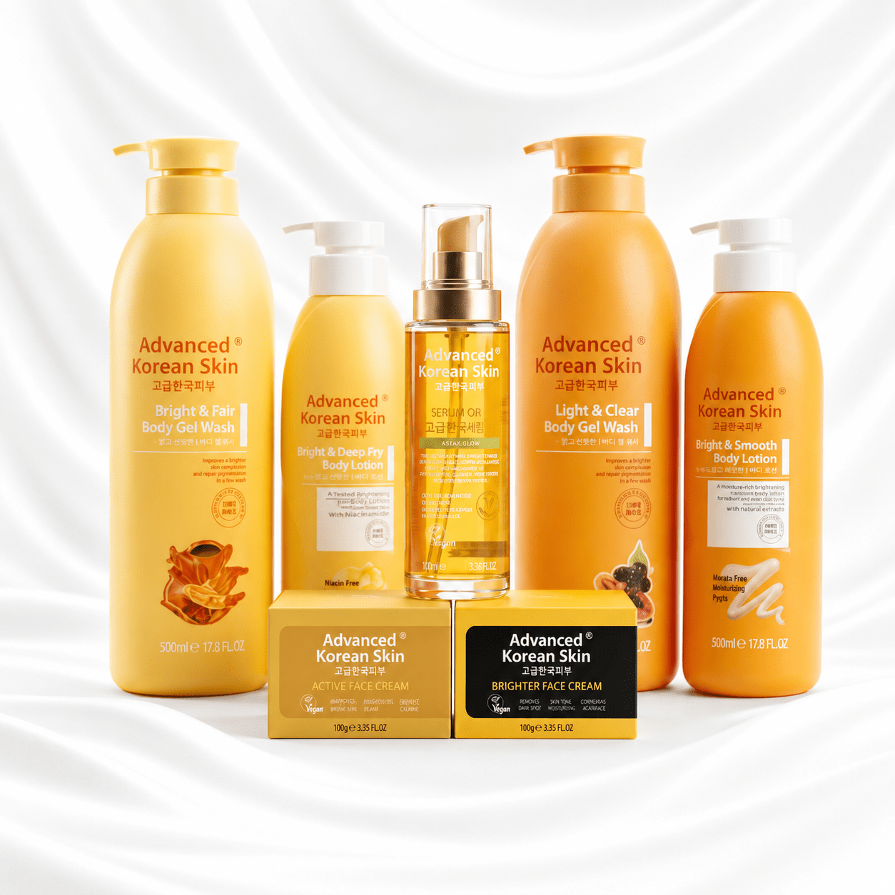 Advanced Korean Skin Collection | Korean-Inspired Face & Body Care | Body Wash, Body Lotion, Serum & Face Cream - Skincare - Cherubim Aura