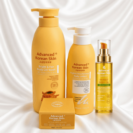 Advanced Korean Skin Collection | Korean-Inspired Face & Body Care | Body Wash, Body Lotion, Serum & Face Cream - Skincare - Cherubim Aura