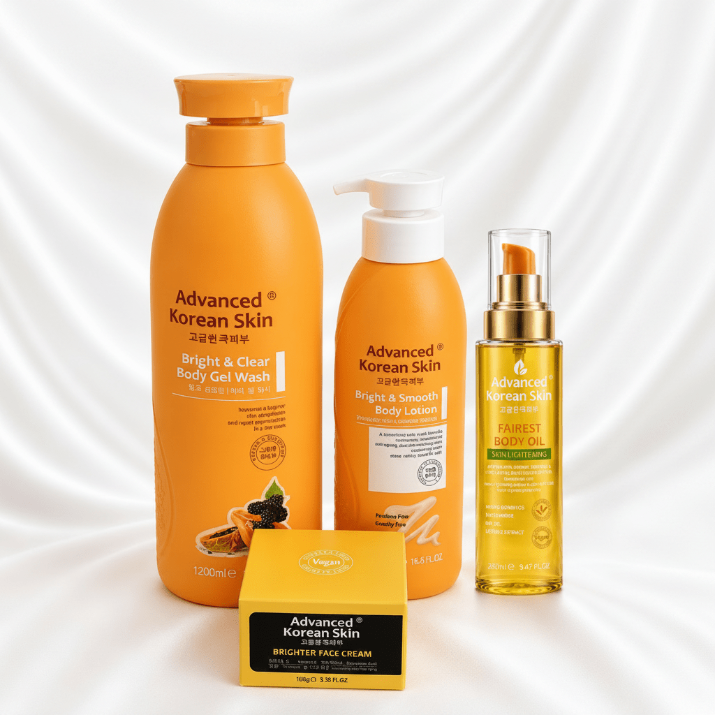 Advanced Korean Skin Collection | Korean-Inspired Face & Body Care | Body Wash, Body Lotion, Serum & Face Cream - Skincare - Cherubim Aura