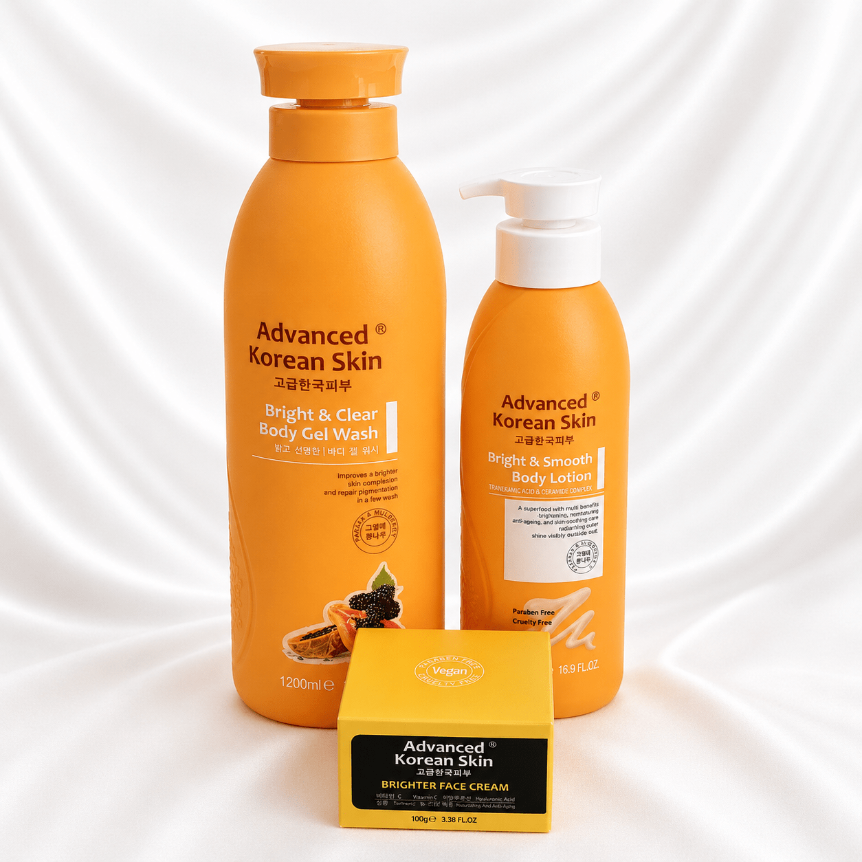 Advanced Korean Skin Collection | Korean-Inspired Face & Body Care | Body Wash, Body Lotion, Serum & Face Cream - Skincare - Cherubim Aura