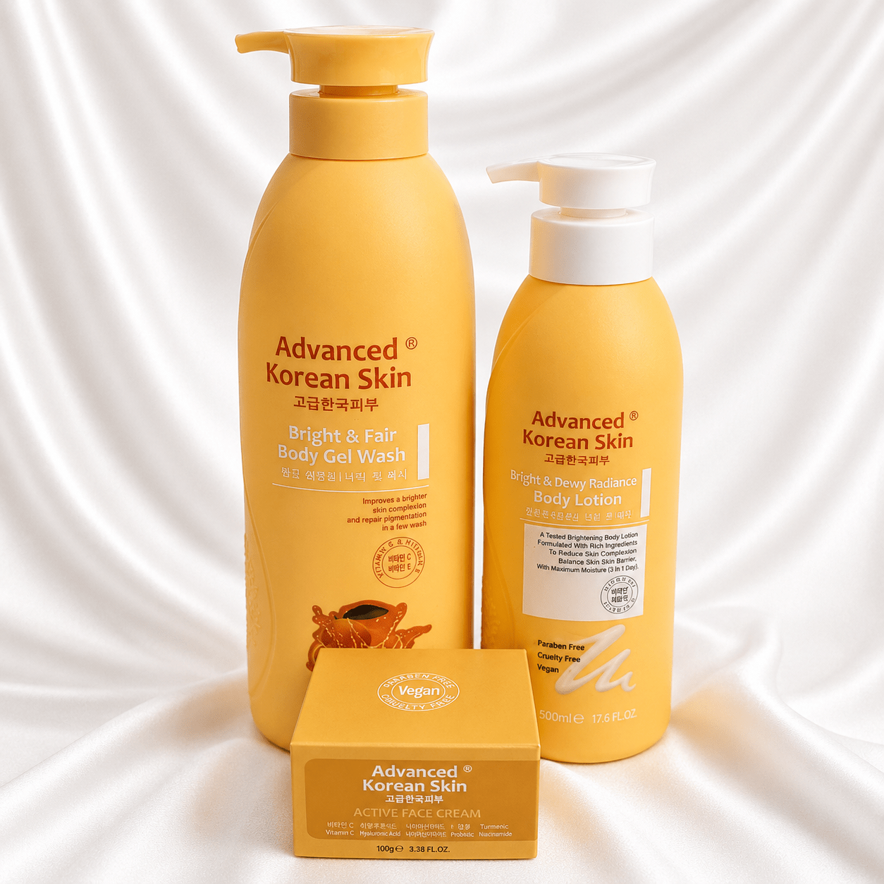 Advanced Korean Skin Collection | Korean-Inspired Face & Body Care | Body Wash, Body Lotion, Serum & Face Cream - Skincare - Cherubim Aura