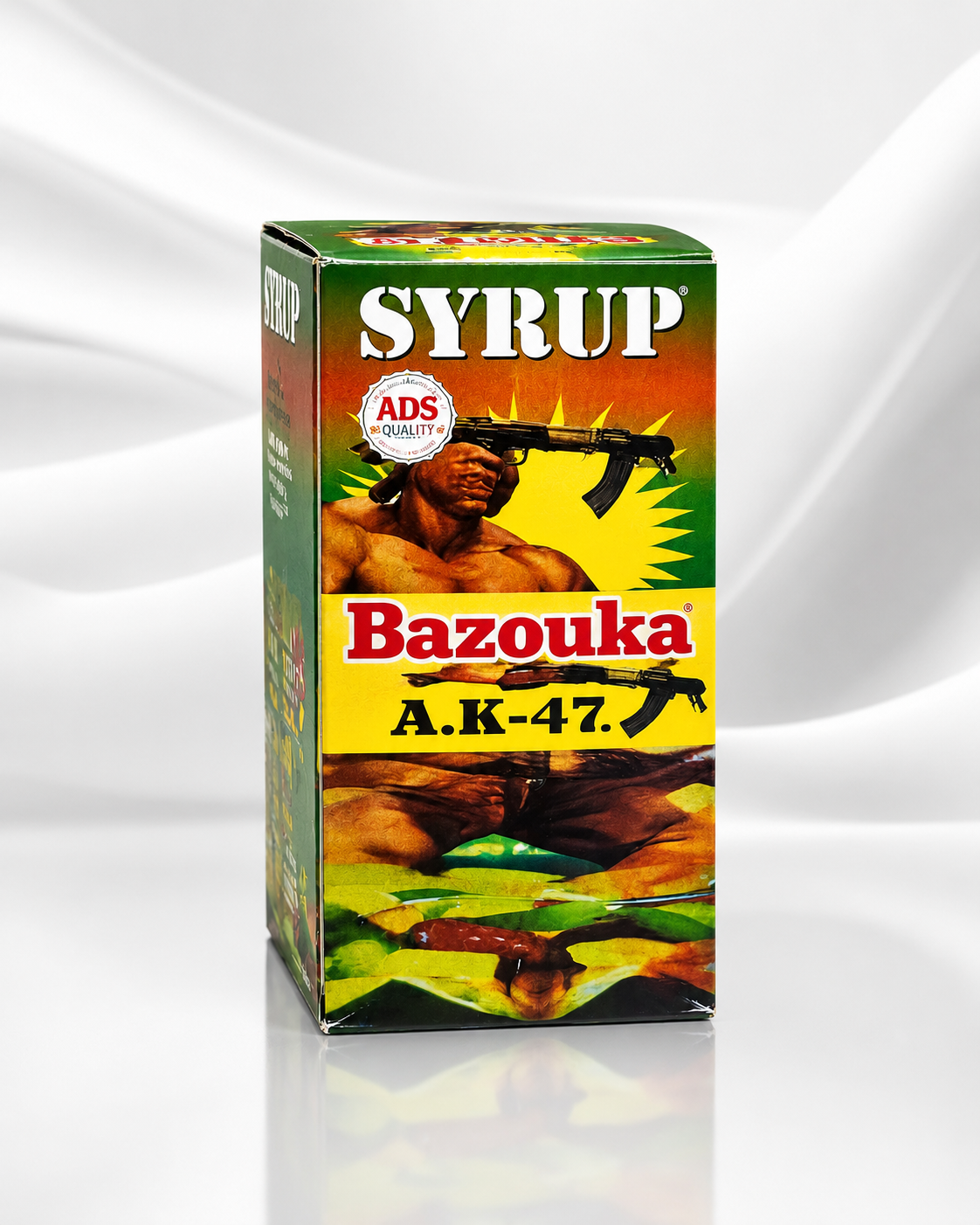 A rectangular box of Bazouka A.K-47.