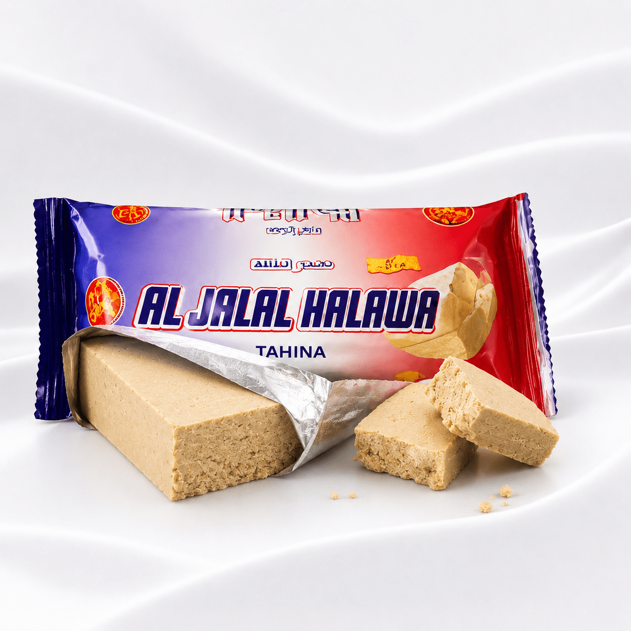 Al Jalal Halawa Tahina – Traditional Sesame Halva Sweet Treat – Adult Intimacy Biscuits - 5 Sackets - Adult Intimacy product - Cherubim Aura