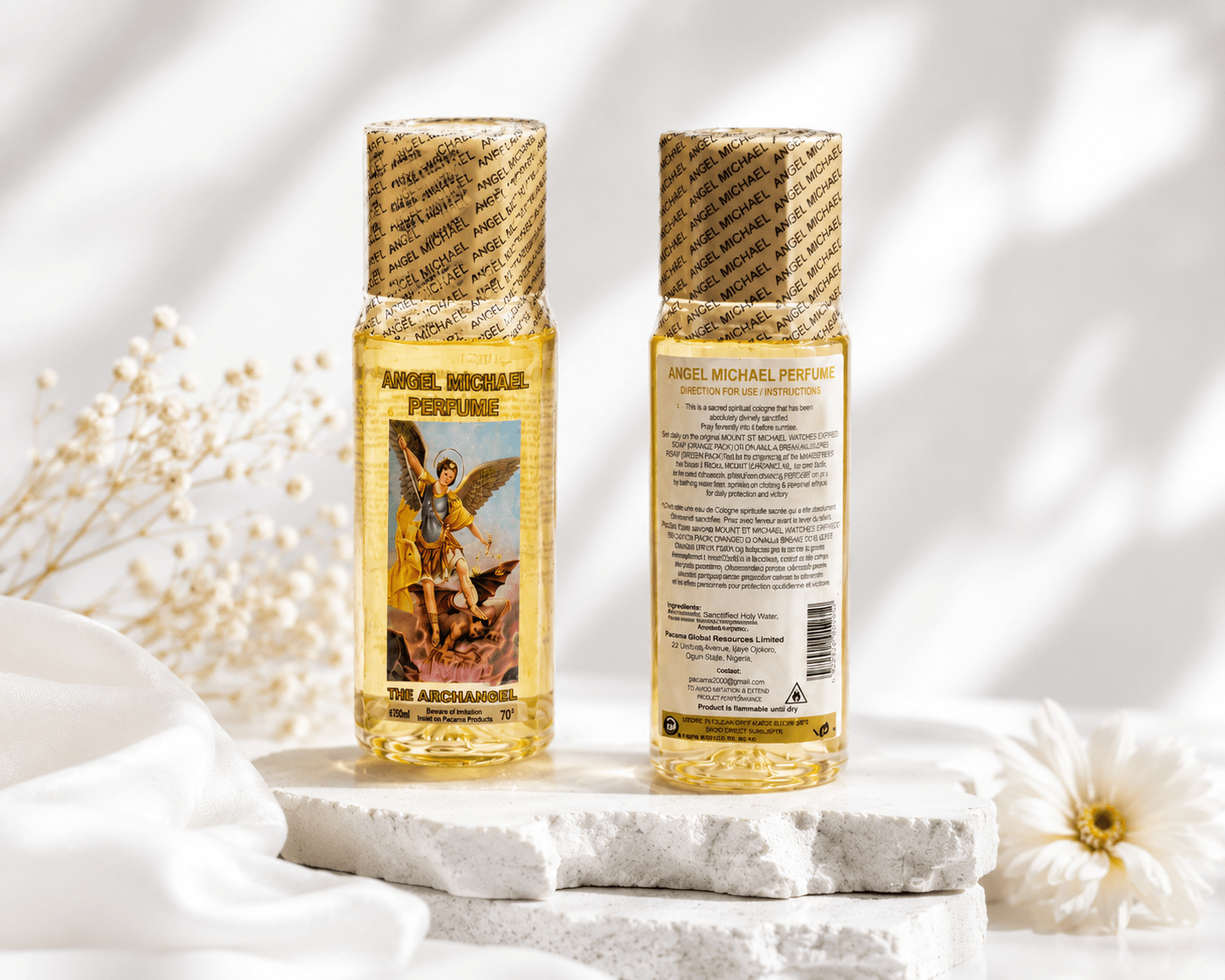 Angel Michael Spiritual Perfume | Blessed & Initialized Protection Fragrance | Long-Lasting Spiritual Perfume | 250ml & 150ml - Perfume - Cherubim Aura