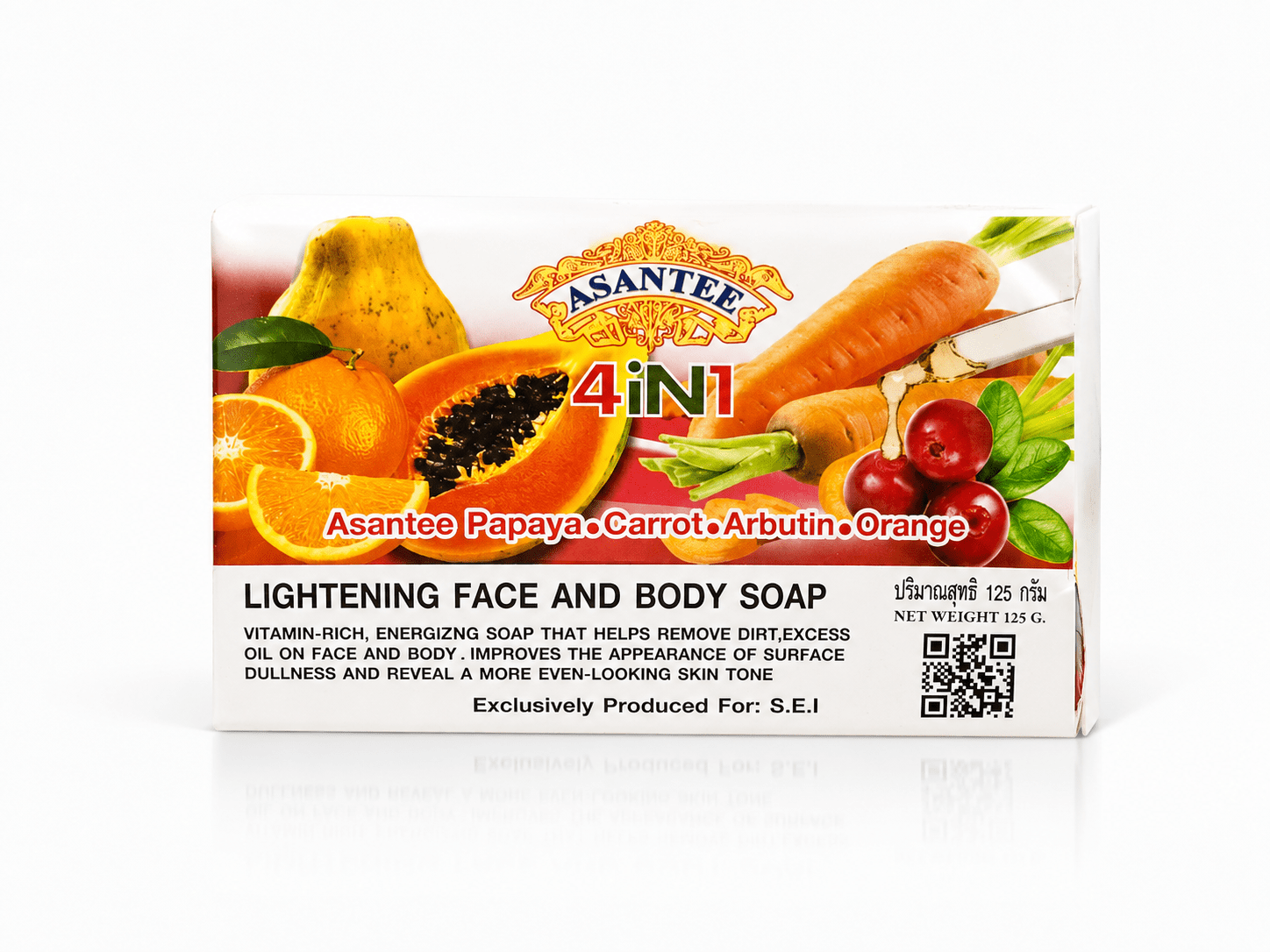 Asantee Herbal Brightening Soap – Papaya, Carrot, Honey & Arbutin Face & Body Cleansing Bar – 4 Variants - Skincare - Cherubim Aura
