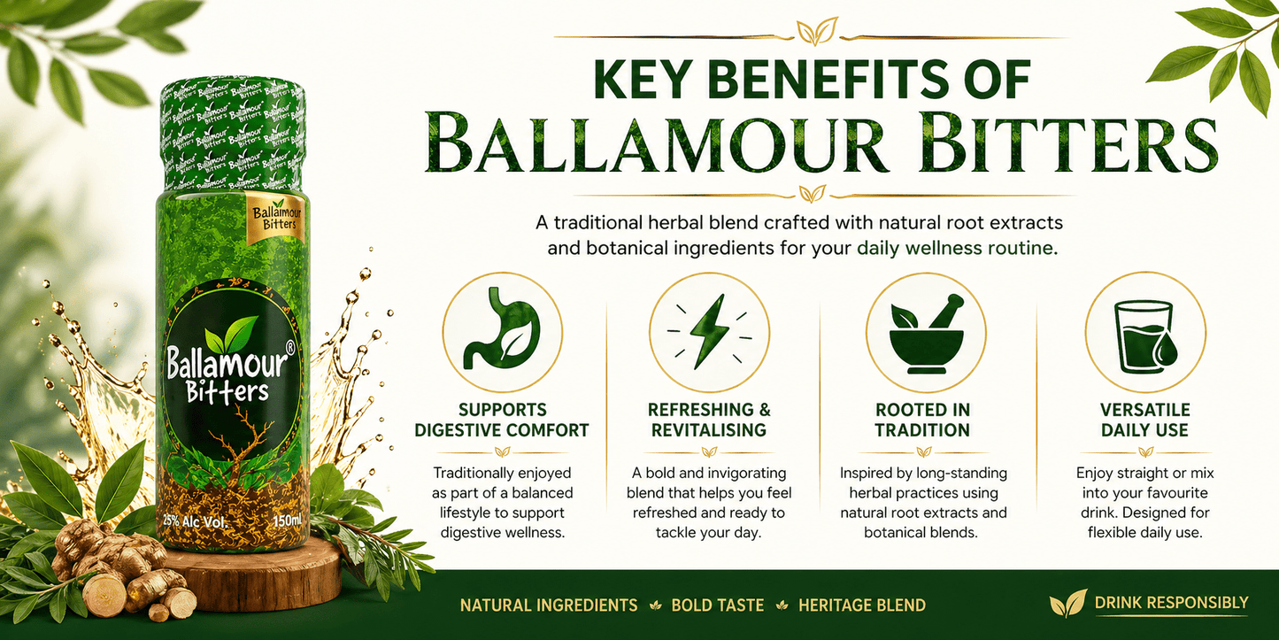 Ballamour Bitters - Traditional Herbal Vitality & Digestive Wellness Drink - herb - Cherubim Aura