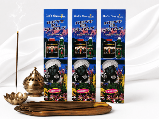 Bent El Sudan Incense Sticks (20 Sticks) – Spiritual Home Fragrance & Prayer Incense. - Incense - Cherubim Aura
