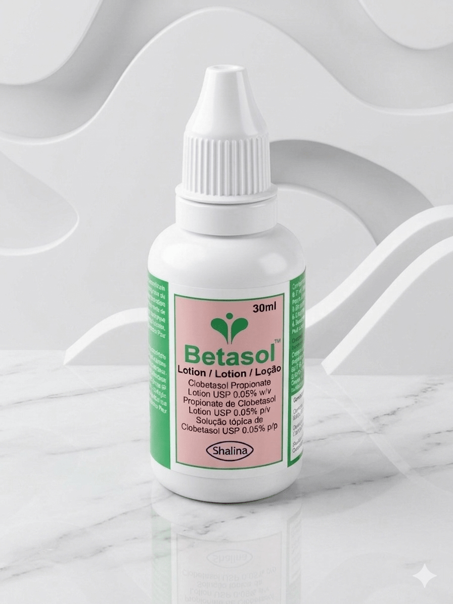 Betasol Clobetasol Propionate Scalp & Skin Lotion 30ml - Topical Corticosteroid Lotion - Cherubim Aura