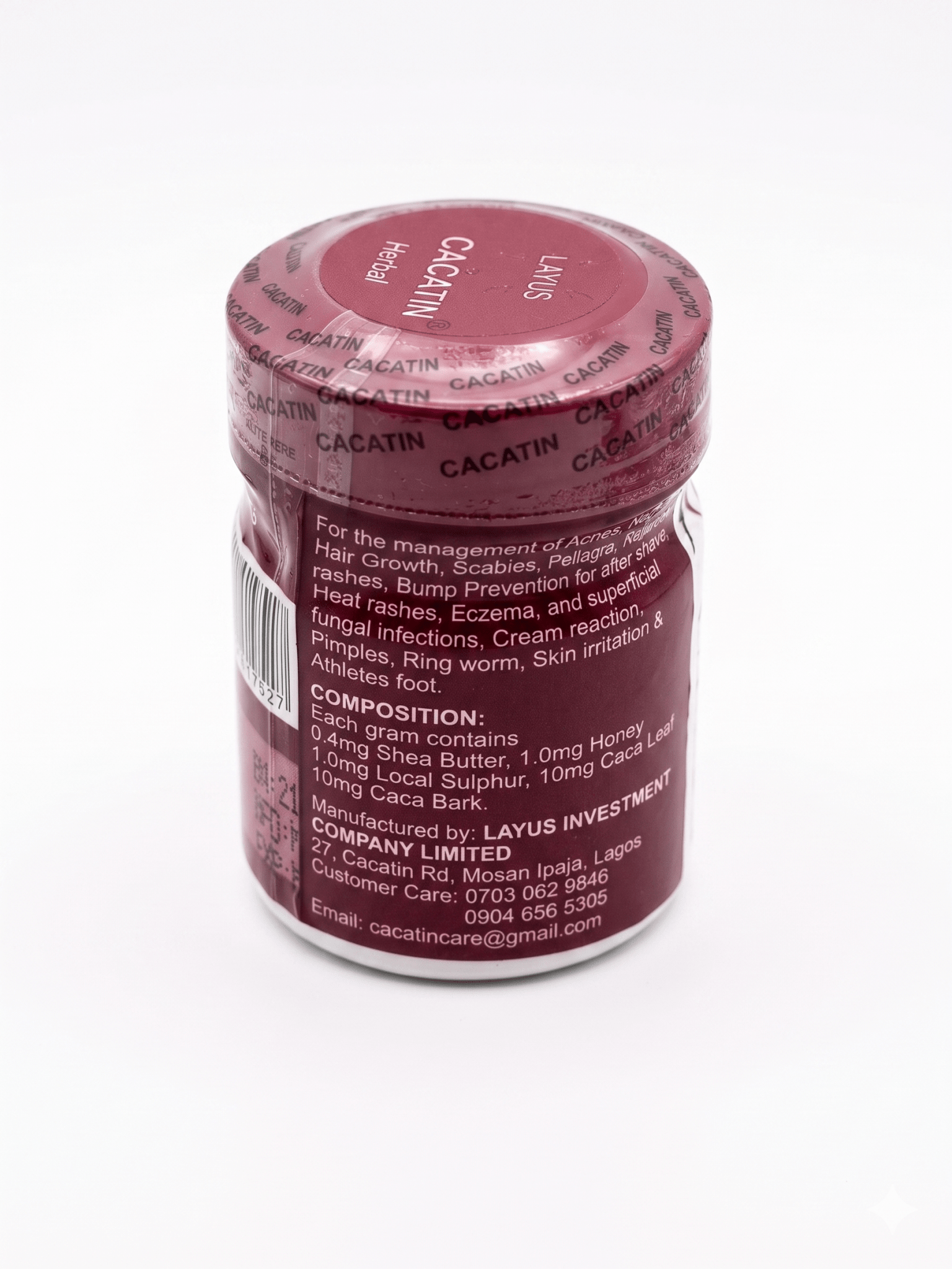 CACATIN Herbal Antiseptic Cream | Multi-Purpose Herbal Skin Care Cream | 20g - Antiseptic Cream - Cherubim Aura