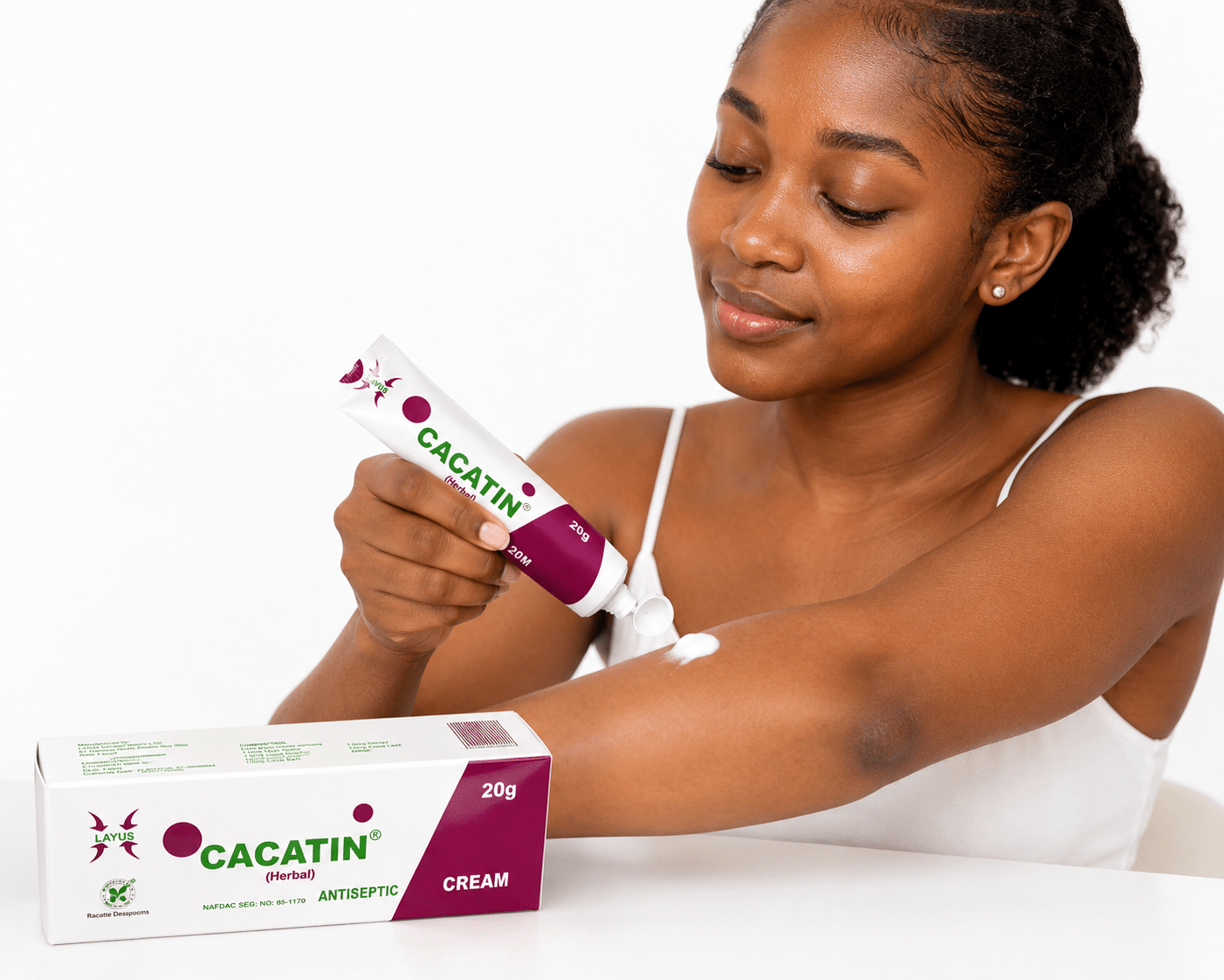 CACATIN Herbal Antiseptic Cream | Multi-Purpose Herbal Skin Care Cream | 20g - Antiseptic Cream - Cherubim Aura