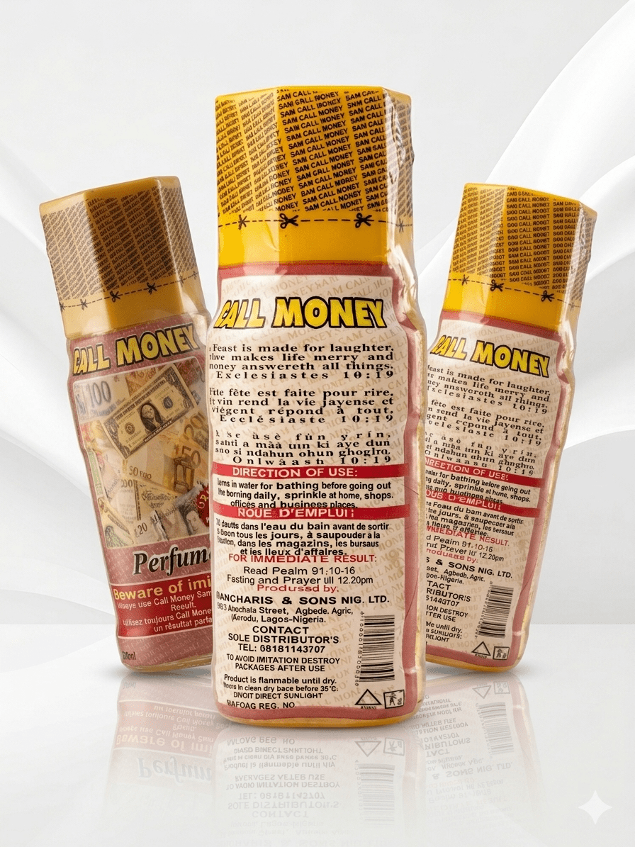 Call Money Perfume 150ml – Traditional Prosperity & Confidence Fragrance - Spiritual Perfume - Cherubim Aura