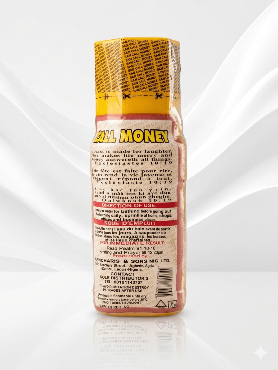 Call Money Perfume 150ml – Traditional Prosperity & Confidence Fragrance - Spiritual Perfume - Cherubim Aura