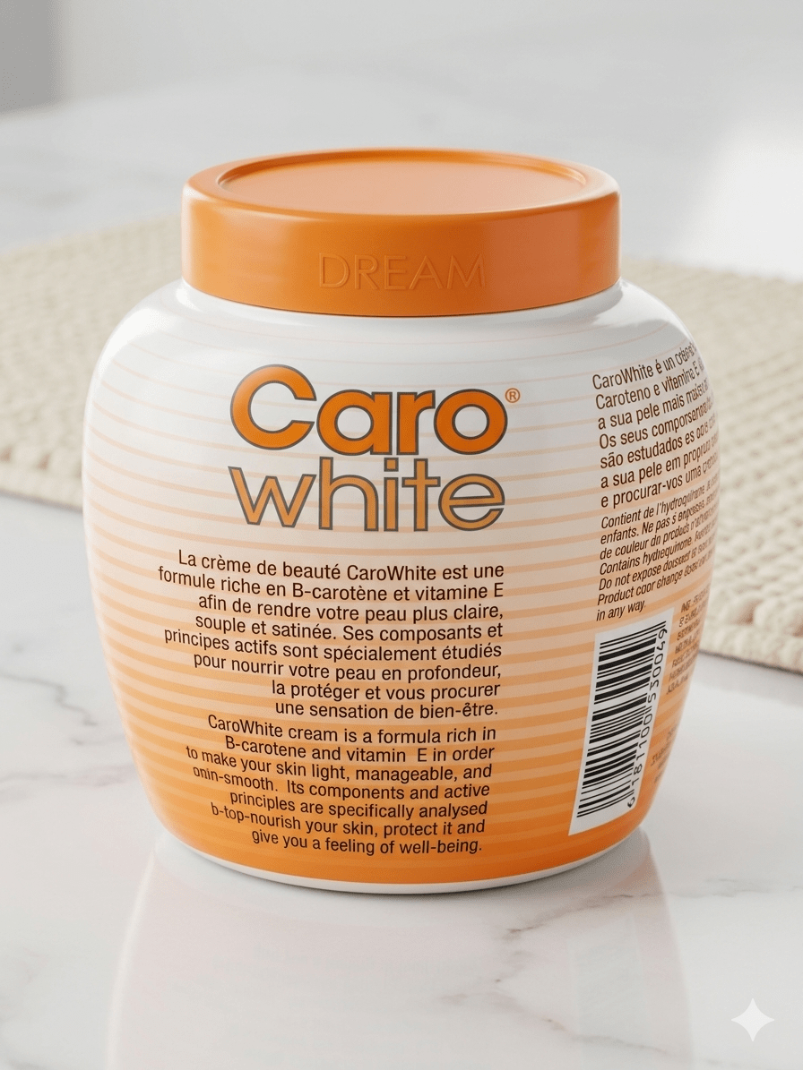 Caro White Lightening Beauty Cream With Carrot Oil – Skin Caro White Lightening Beauty Cream with Carrot Oil & Vitamin EBrightening & Moisturizing Body Cream 500ml - Skincare - Cherubim Aura