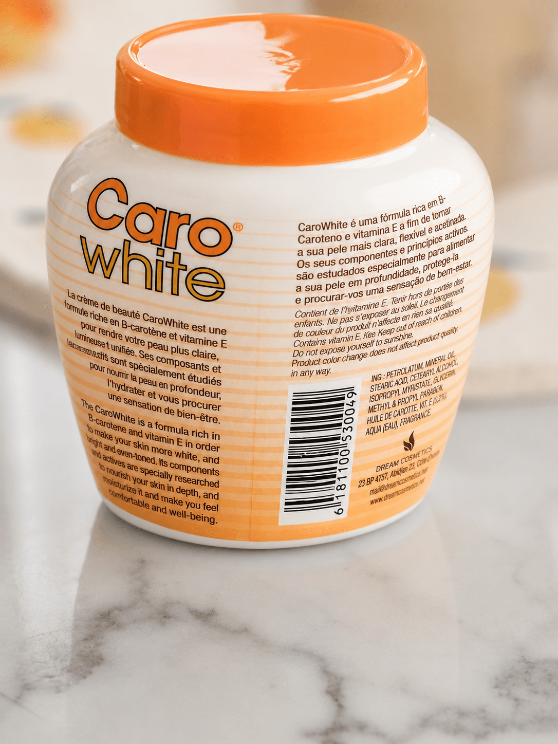 Caro White Lightening Beauty Cream With Carrot Oil – Skin Caro White Lightening Beauty Cream with Carrot Oil & Vitamin EBrightening & Moisturizing Body Cream 500ml - Skincare - Cherubim Aura